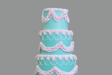винтажный свадебный торт