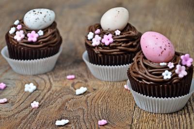 Easter Choco Cupcakes