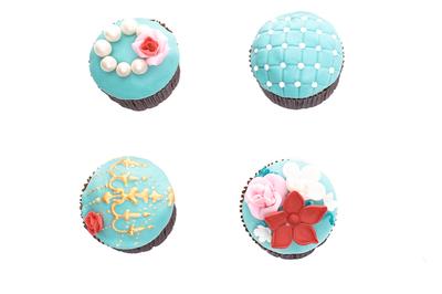Blue&Pink Cupcake Set