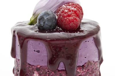 Naked Berry Mousse Mini Cake